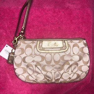 Coach purse/clutch/wristlet